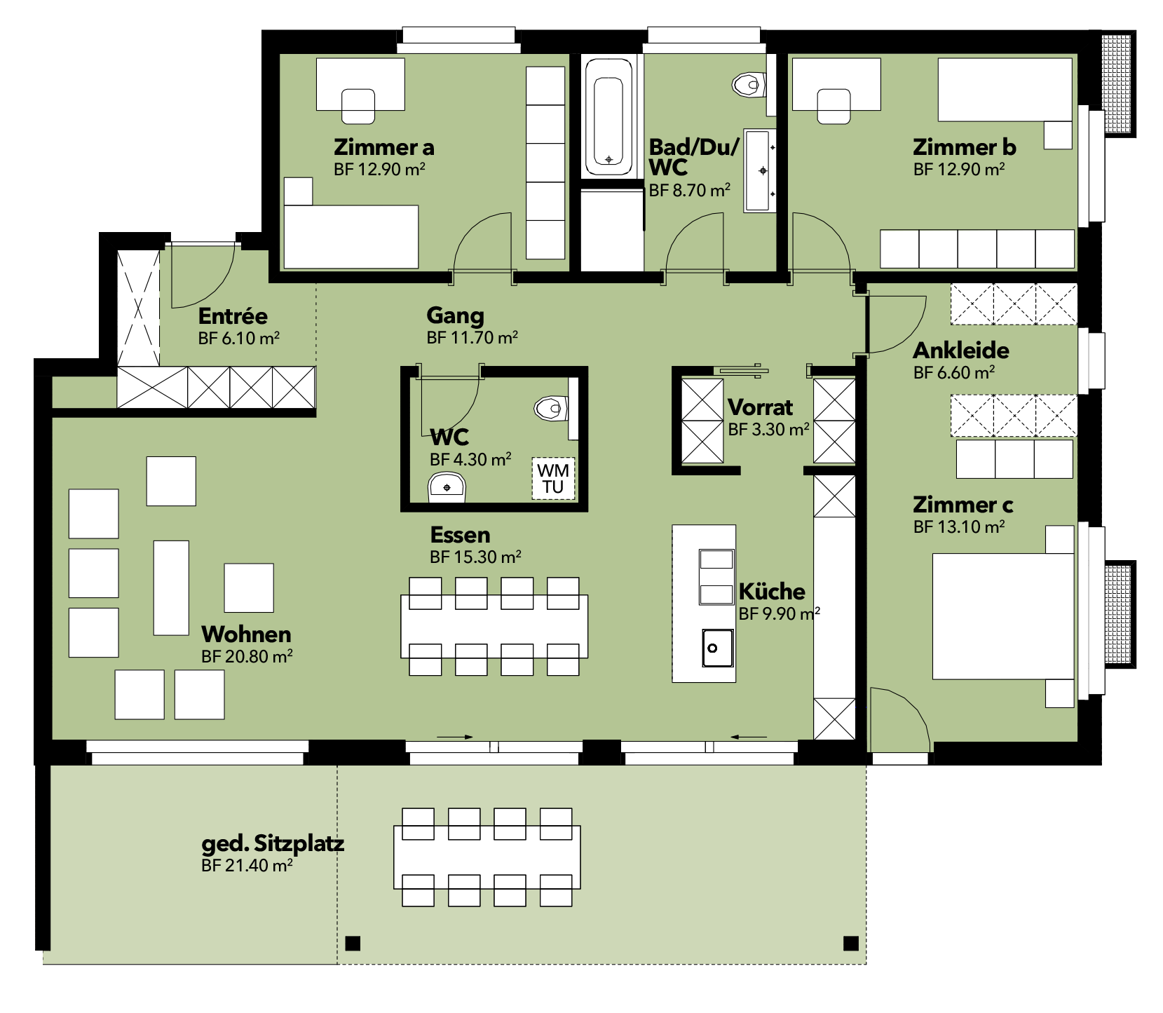 Grundriss Wohnung 02