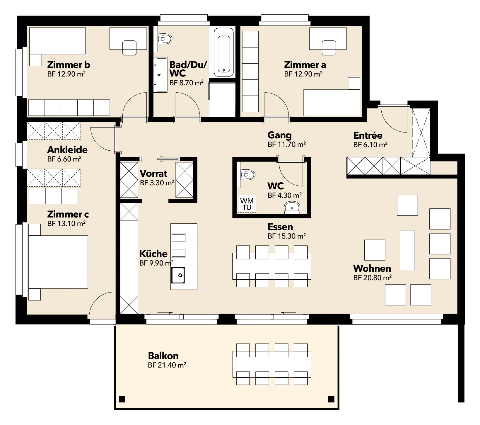 Grundriss Wohnung 05