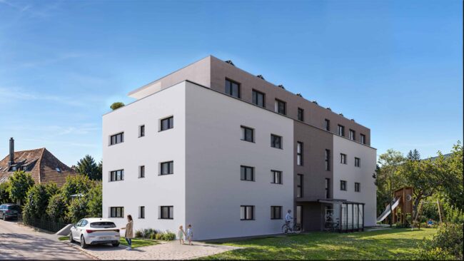Stimmungsbild Mehrfamilienhaus Nordost